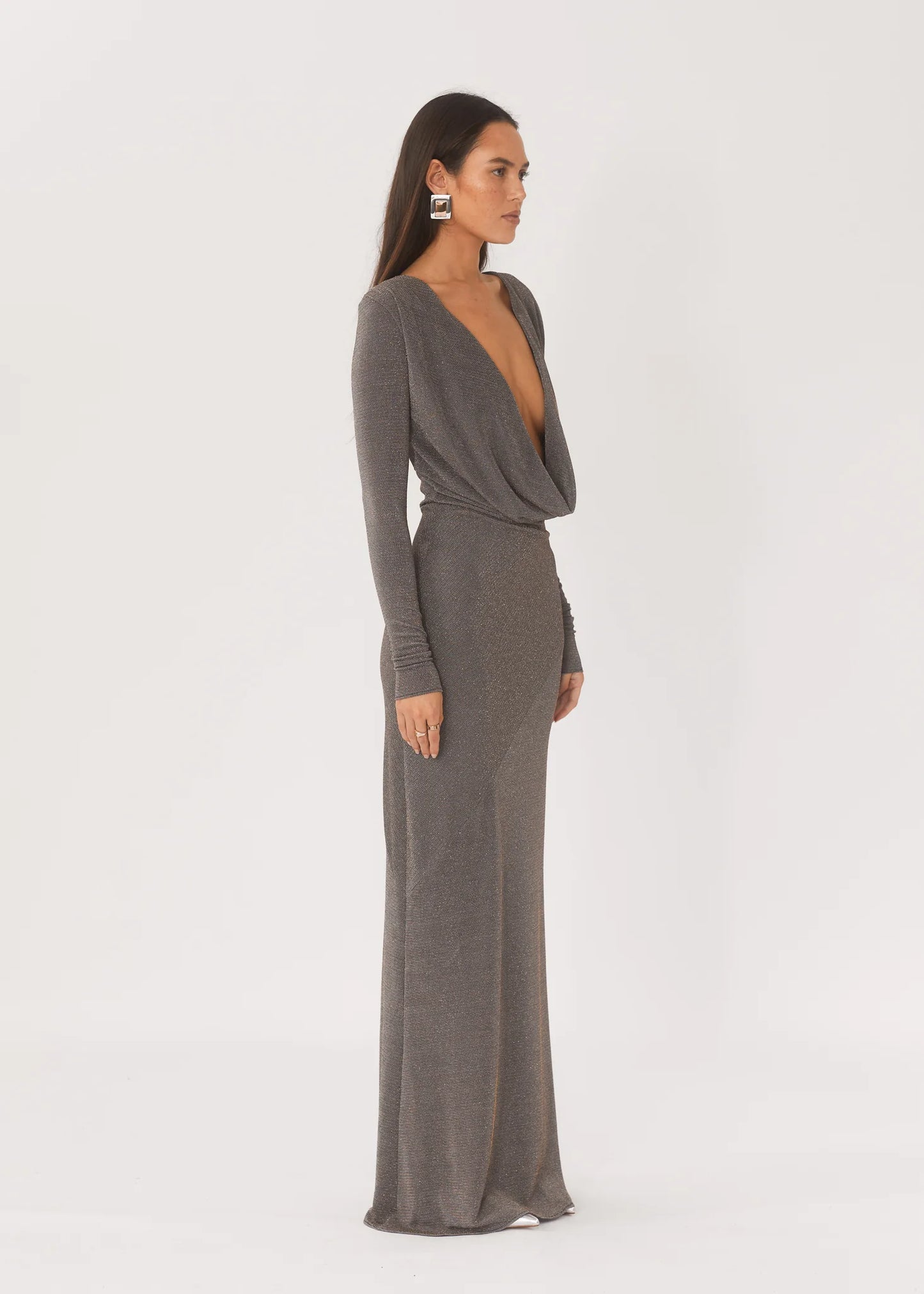 Hire Arcina Ori Jen Cool Grey Dress.