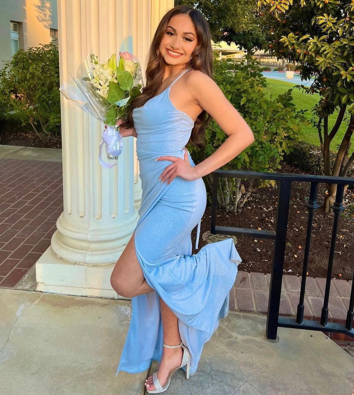 Cameron Baby Blue Dress