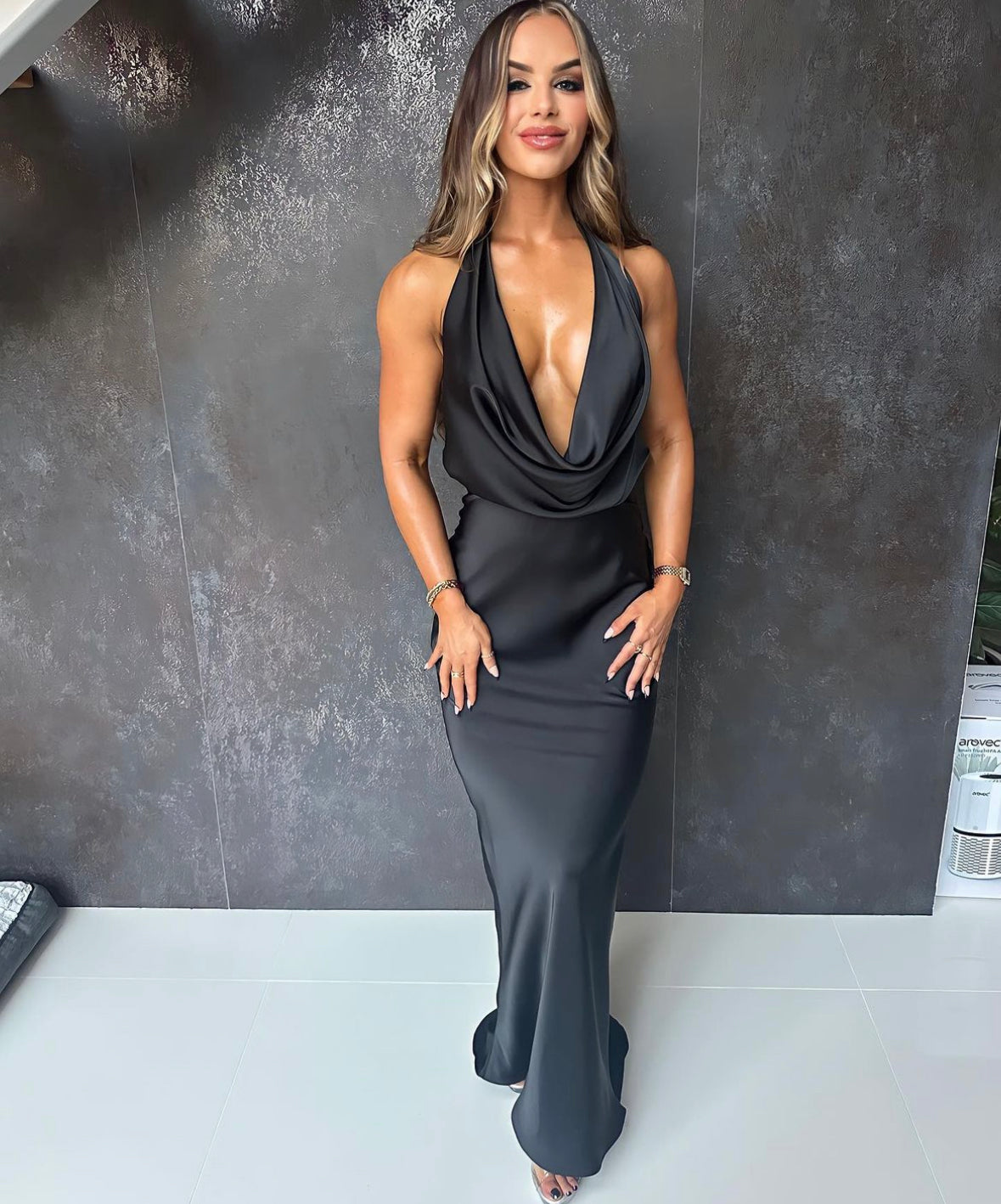 Polaris Black Dress