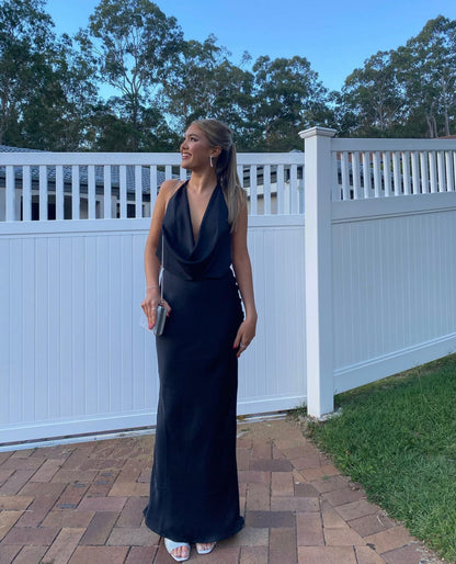 Hire Lexi Clothing Polaris Black Dress.