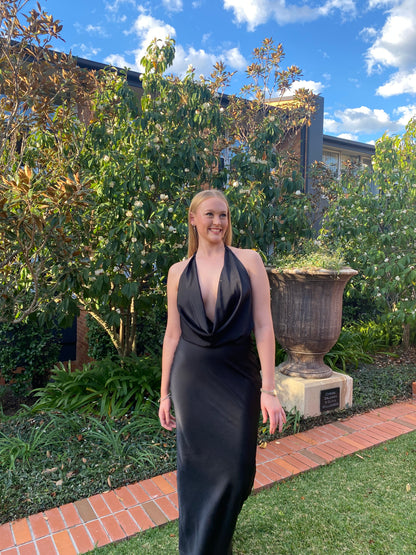 Hire Lexi Clothing Polaris Black Dress.