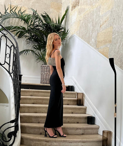 Hire Maison Femalien Lea Black Dress.