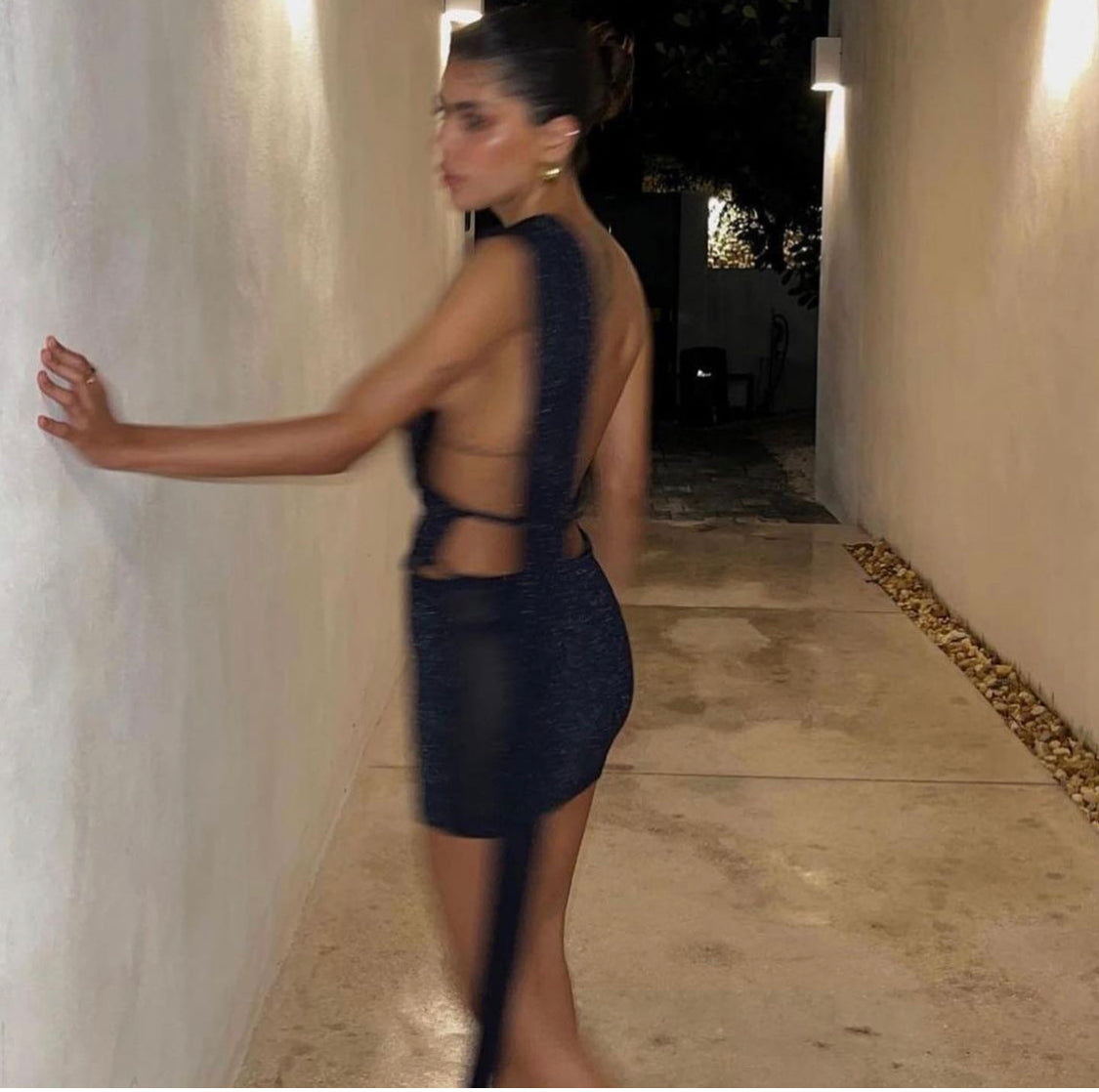 Hire Aya Muse Bari Midnight Dress.