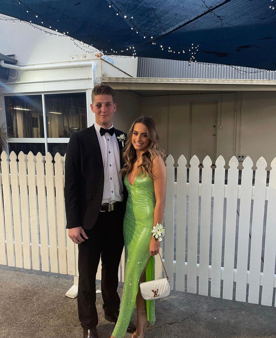 Hire By Cait Bella Lime Dress.