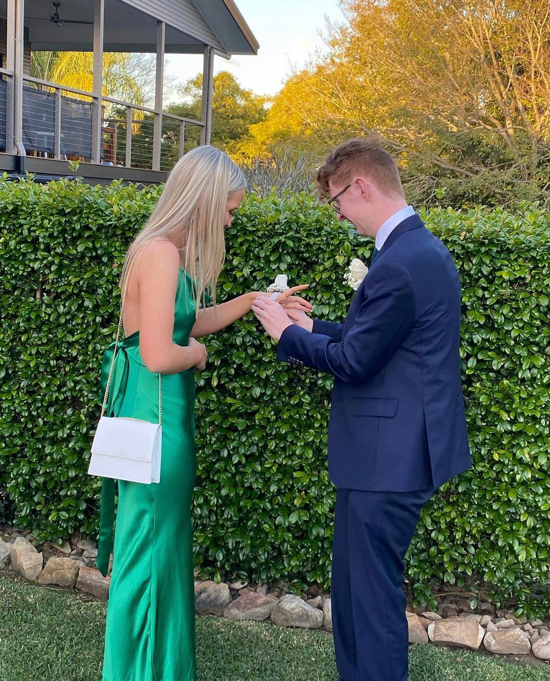 Hire Exclusive Clara Emerald Green Dress.