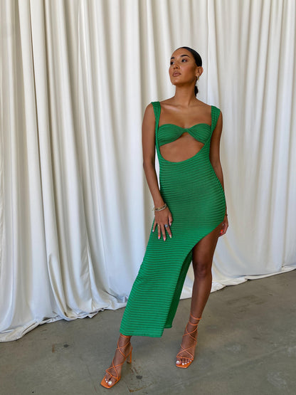 Hire Deconduarte Whitney Green Dress.