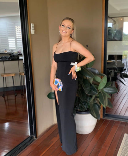 Hire Lia Stublla Johanna Black Dress.
