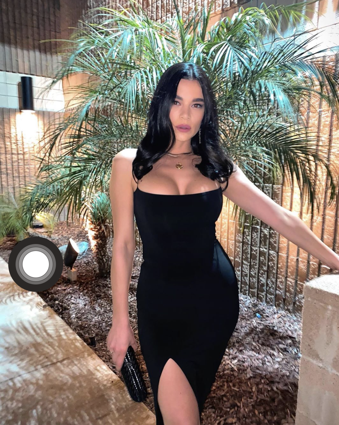 Hire Lia Stublla Johanna Black Dress.