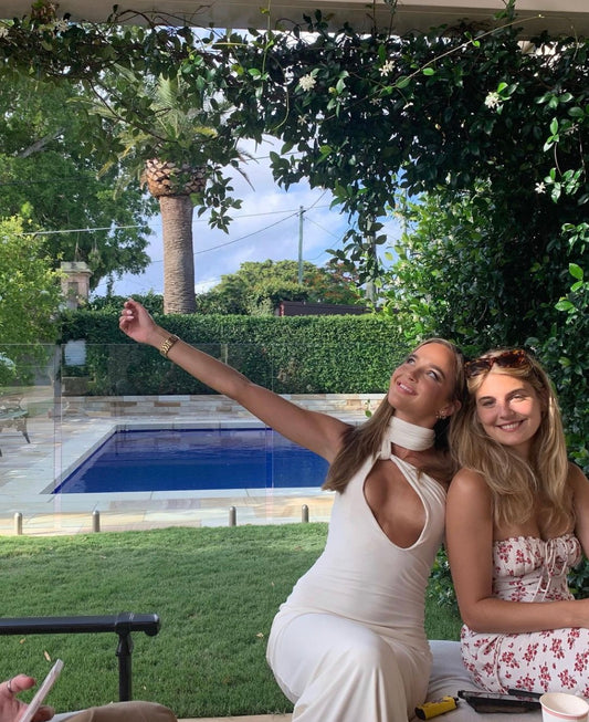 Hire Novich Luna White Dress.