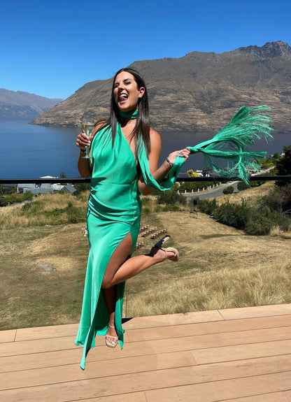 Hire Rat & Boa Azzara Chartreuse Dress.