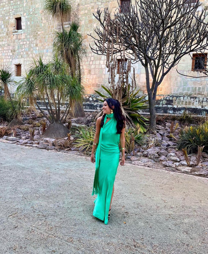 Hire Rat & Boa Azzara Chartreuse Dress.
