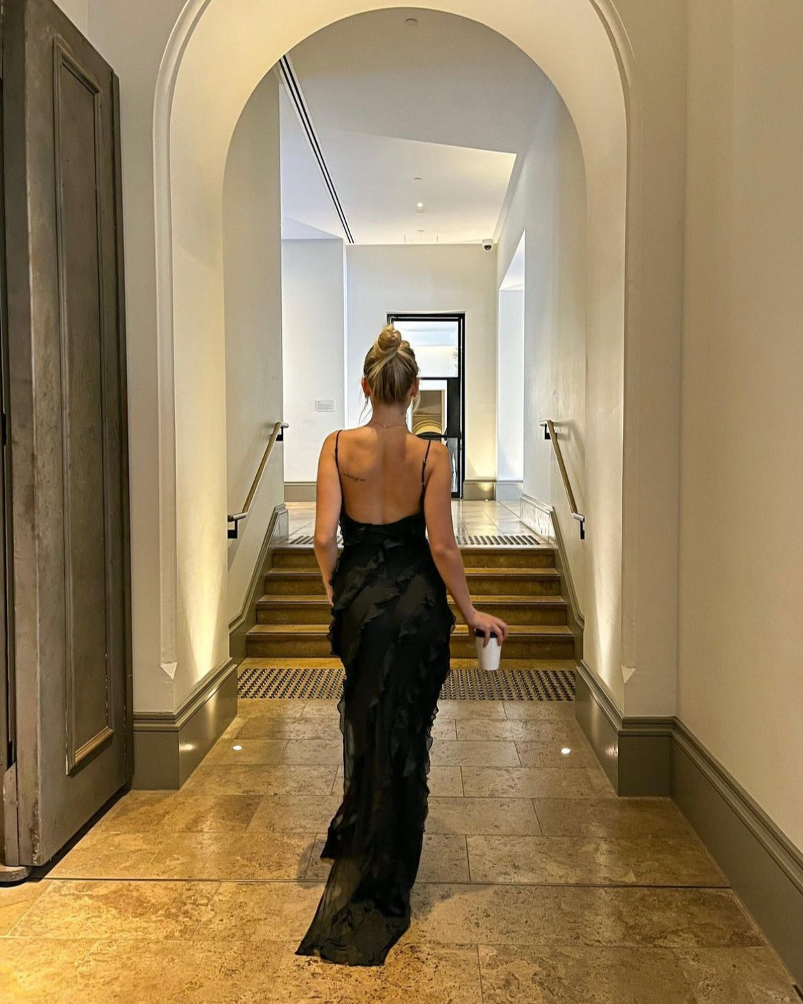 Hire Rat and Boa Selena Black Dress.Hire Rat and Boa Selena Black Dress.